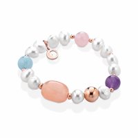 Bracciale Lelune Donna Violetta Silver in Argento Perla LGBR436 - LGBR436